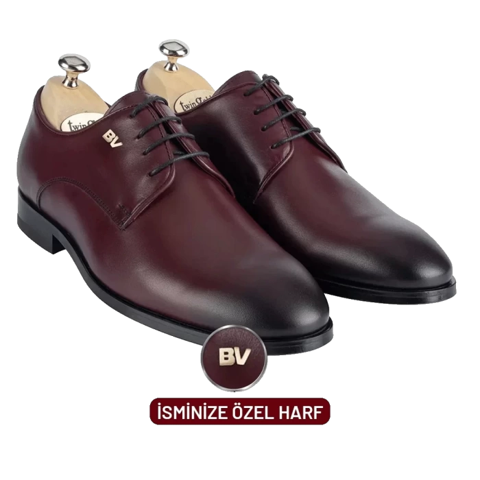 Antik Deri Bağcıklı Kösele Erkek Ayakkabı - TWGB001