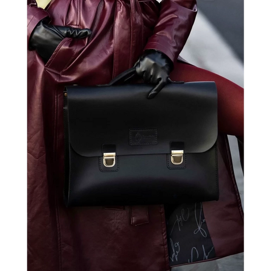 Deri Messenger Bag - Evrak Çantası